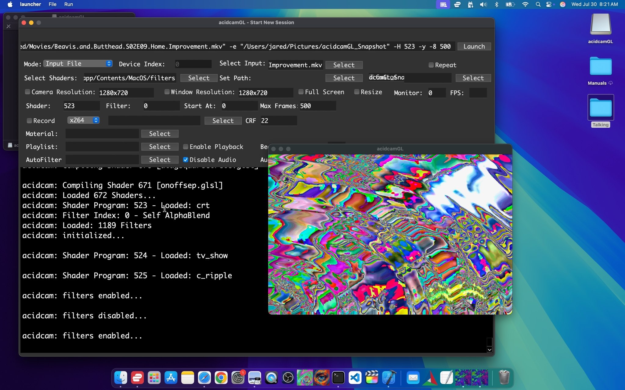 acidcamGL Screenshot