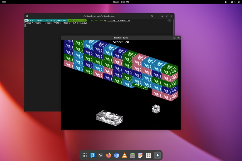 A visual project created with libmx2